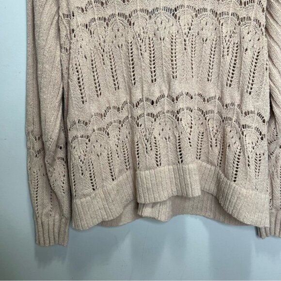 Torrid Tan Neutral Cream Pointelle Cardigan V-Neck Sweater 2X NWT Brand New - Picture 10 of 14